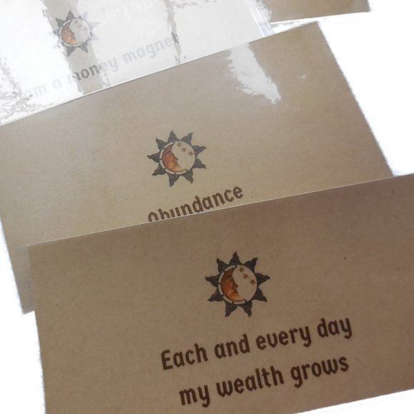 8 Cash Envelopes Budgeting System Laminated Set + bills due slips, affirmations - Picture 3 of 8